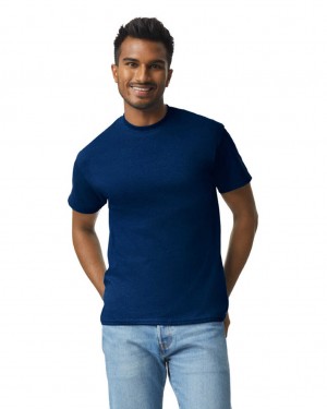 Men's Gildan 2000 T-Shirts Navy | CAWT27950