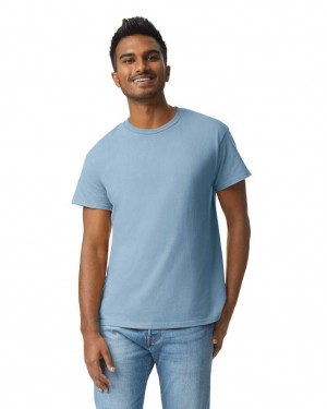 Men's Gildan 2000 T-Shirts Stone Blue | RDBP62850