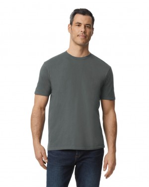 Men's Gildan 980 T-Shirts Storm Grey | FXBS34209