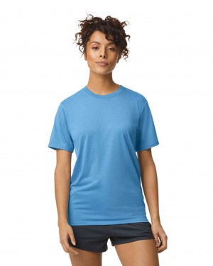 Women's Gildan 42000 T-Shirts Carolina Blue | PMZR28671