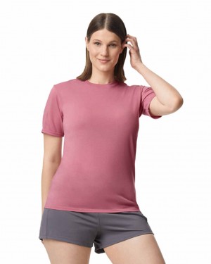 Women's Gildan 42000 T-Shirts Plumrose | JYSE26870