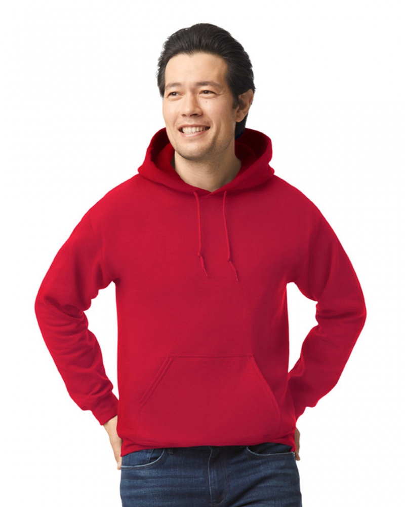 Men\'s Gildan 18500 Hoodie Cherry Red | JSUI20167