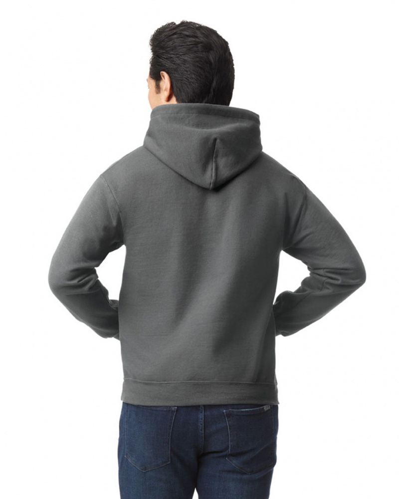 Men's Gildan 18500 Hoodie Charcoal | PRQV67854