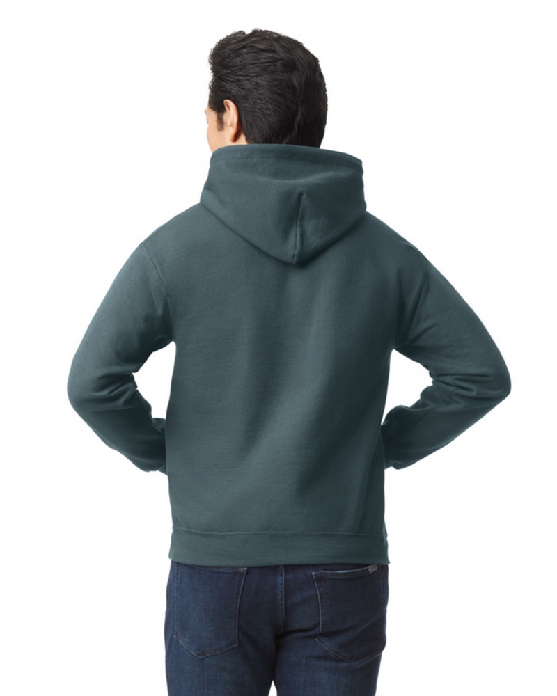 Men's Gildan 18500 Hoodie Dark Heather | ATGS59823