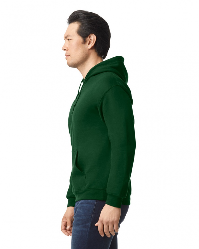 Men's Gildan 18500 Hoodie Forest Green | YECU79804