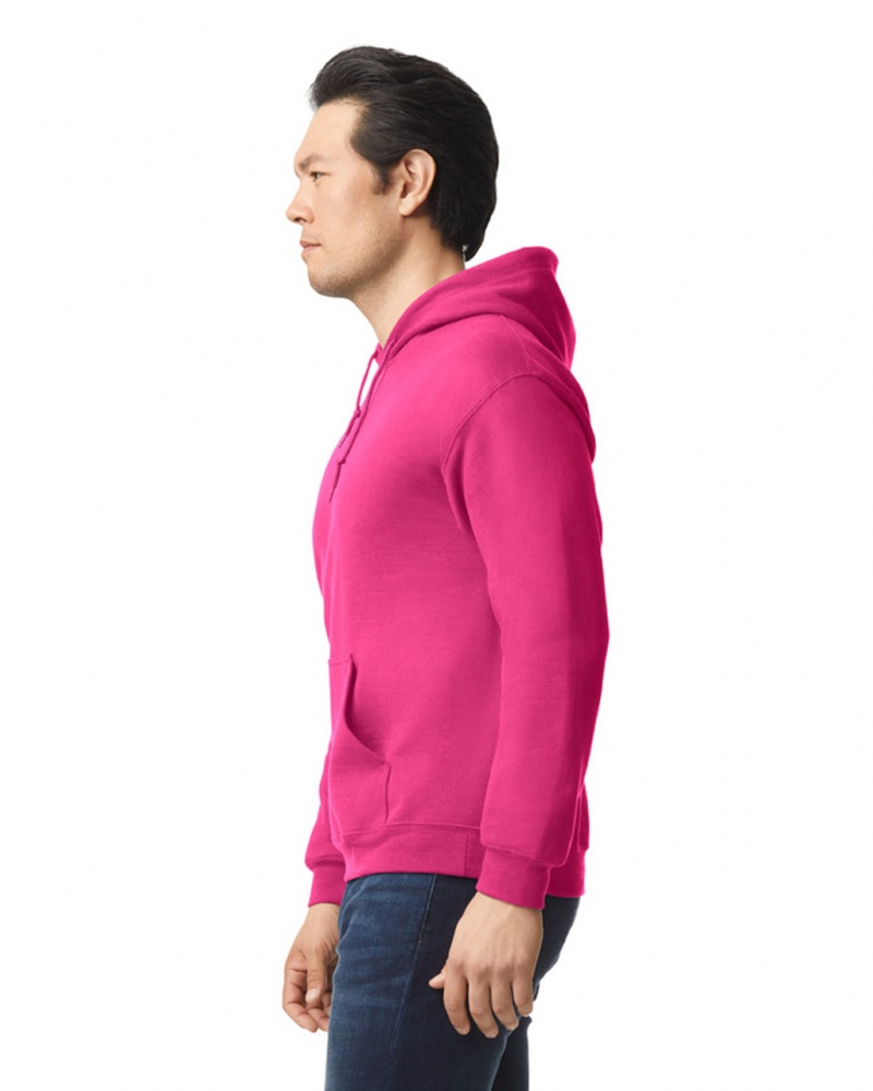 Men's Gildan 18500 Hoodie Heliconia | JMWS89714