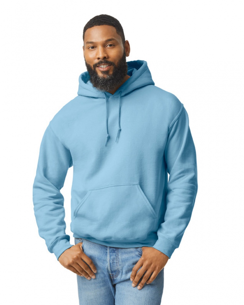 Men\'s Gildan 18500 Hoodie Light Blue | RAWI95348