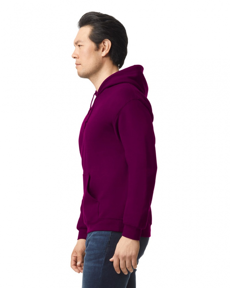 Men's Gildan 18500 Hoodie Maroon | VCPT15097