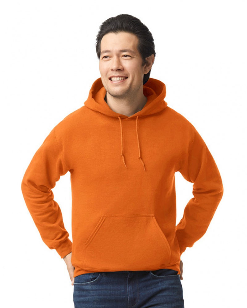 Men\'s Gildan 18500 Hoodie S Orange | NGTY42169