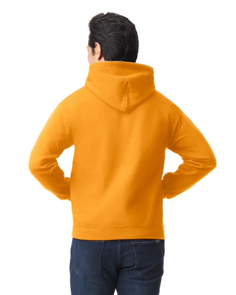 Men's Gildan 18500 Hoodie S Orange | JVQI20461