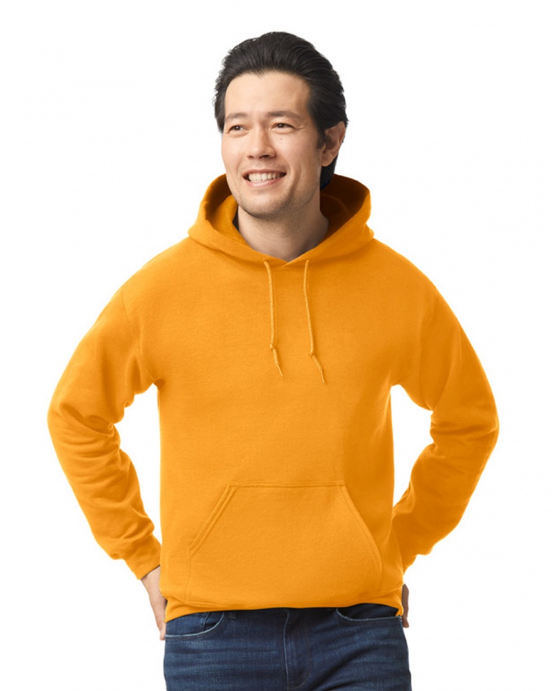 Men\'s Gildan 18500 Hoodie S Orange | JVQI20461