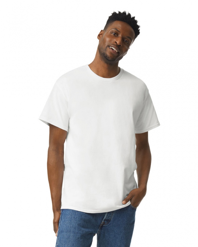 Men's Gildan 2000PFD Prepared for Dye T-Shirts White | NLQP89632