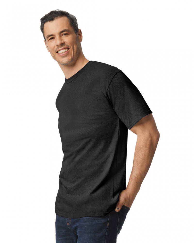 Men's Gildan 2000T Tall T-Shirts Black | FGOR53468