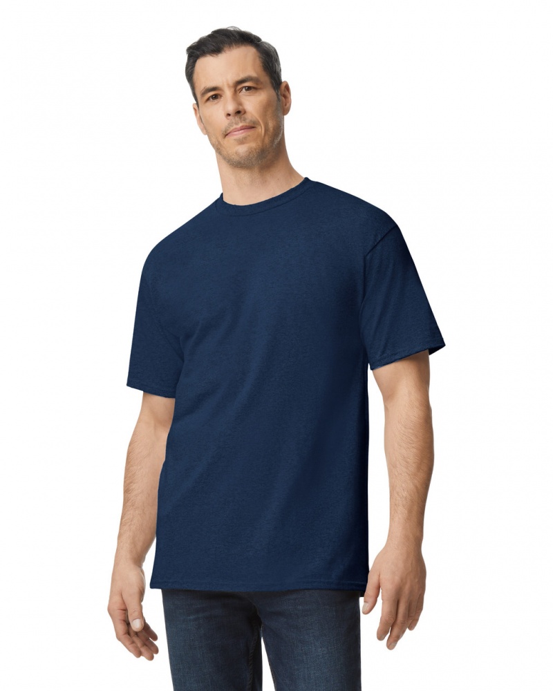 Men's Gildan 2000T Tall T-Shirts Navy | EOZV70934