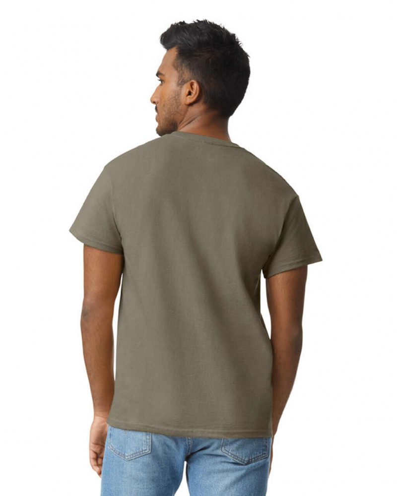 Men's Gildan 2000 T-Shirts Brown | HNEL73618