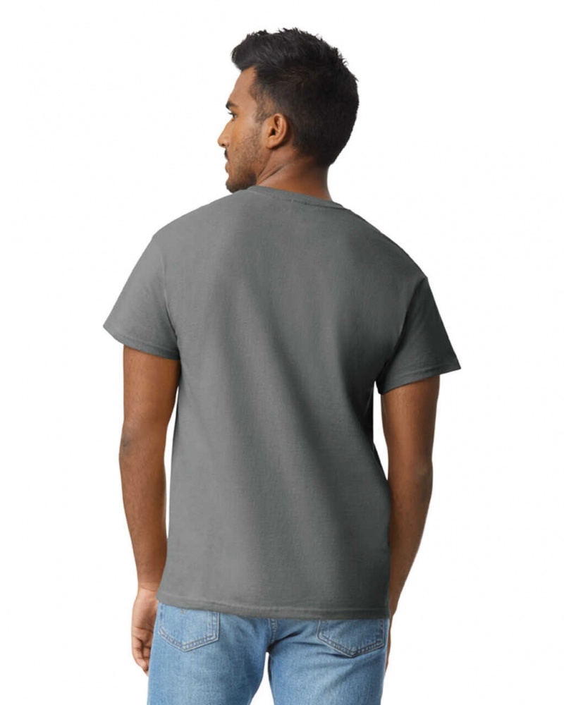 Men's Gildan 2000 T-Shirts Charcoal | RBLO62438