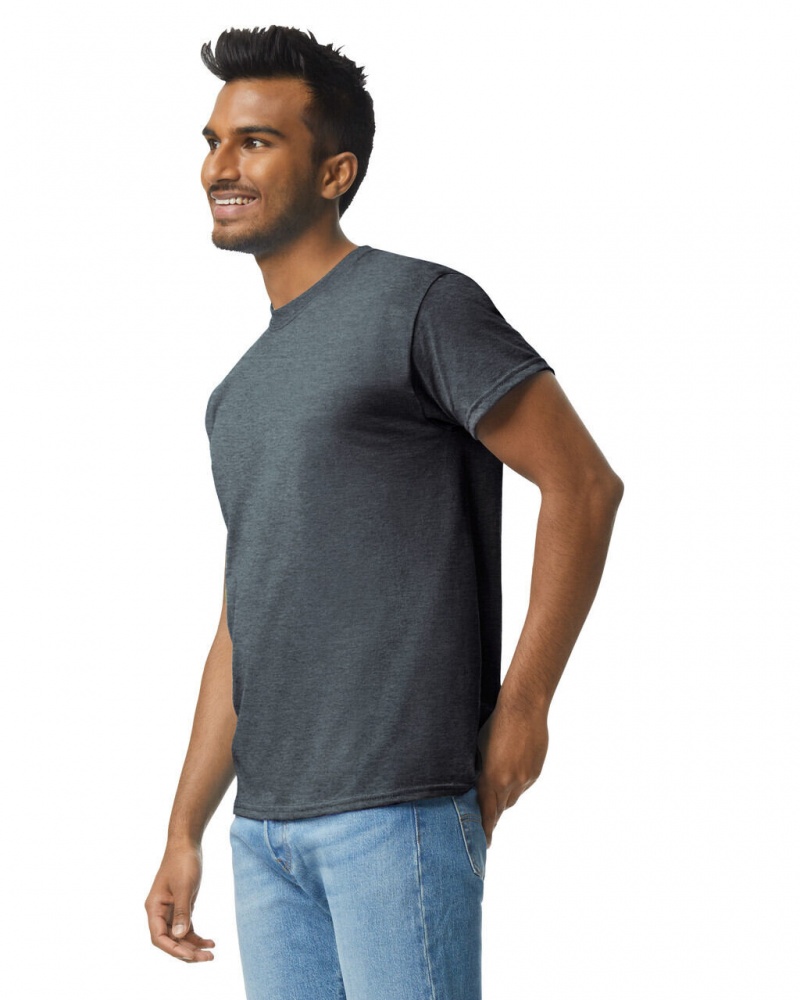 Men's Gildan 2000 T-Shirts Dark Heather | WDMP93480