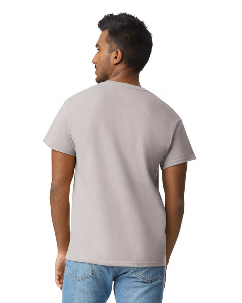 Men's Gildan 2000 T-Shirts Ice Grey | HKTO09471