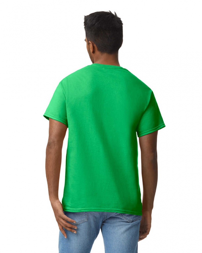 Men's Gildan 2000 T-Shirts Iris Green | EAOX10487