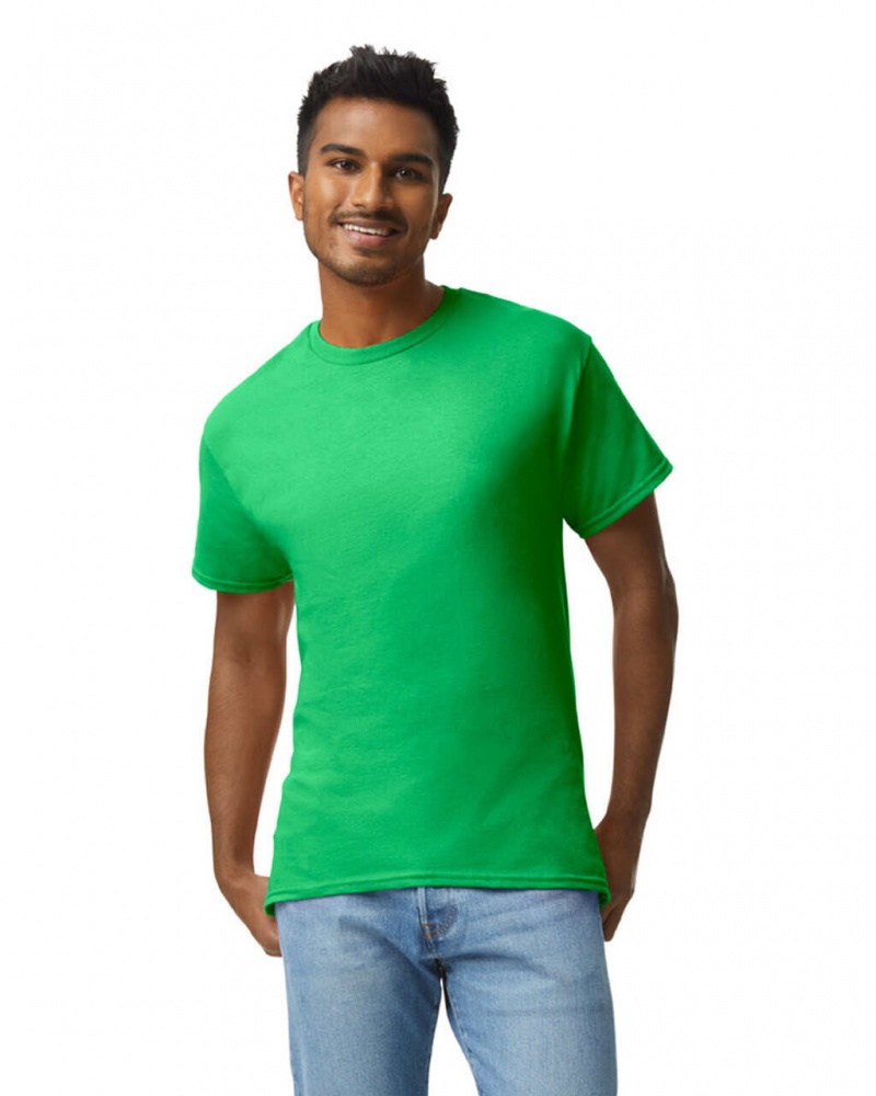 Men\'s Gildan 2000 T-Shirts Iris Green | EAOX10487