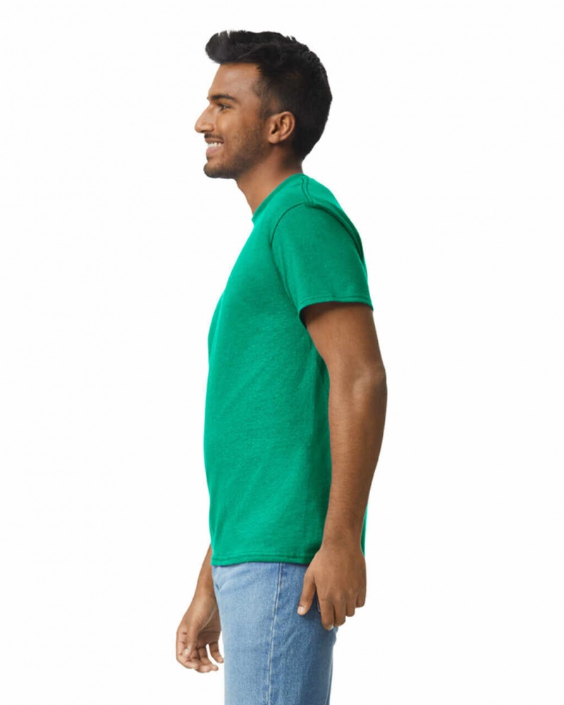 Men's Gildan 2000 T-Shirts Kelly Green | KLHI08961