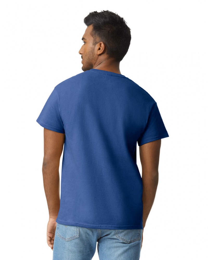 Men's Gildan 2000 T-Shirts Metro Blue | BMFZ91056