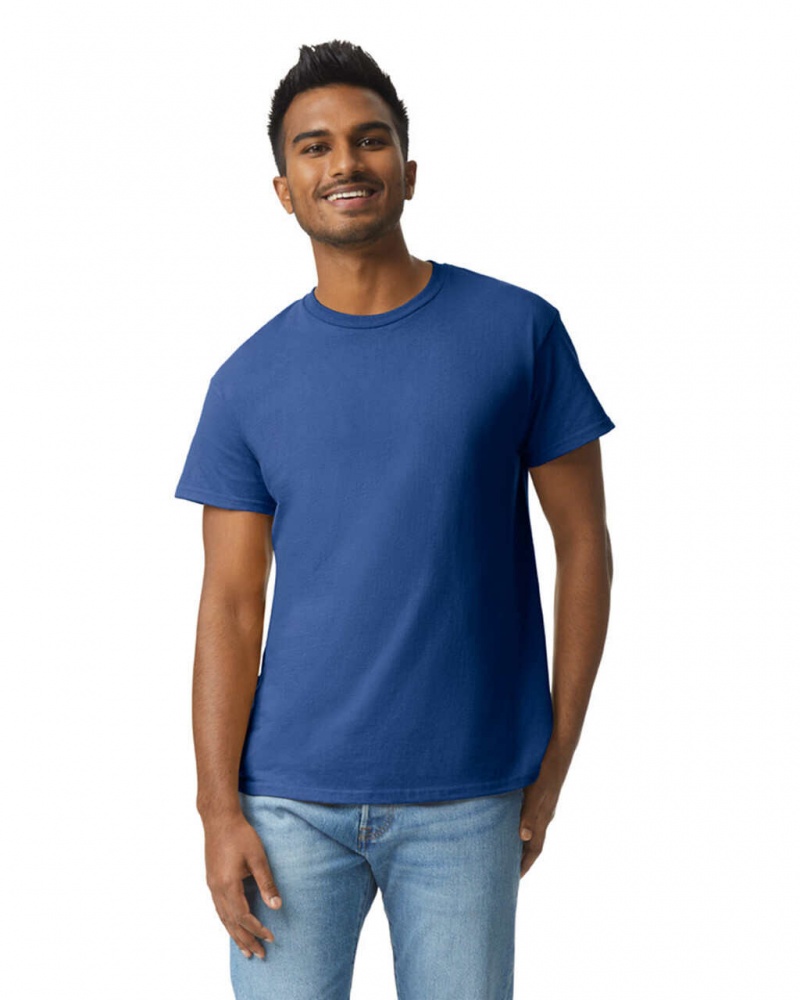 Men\'s Gildan 2000 T-Shirts Metro Blue | BMFZ91056