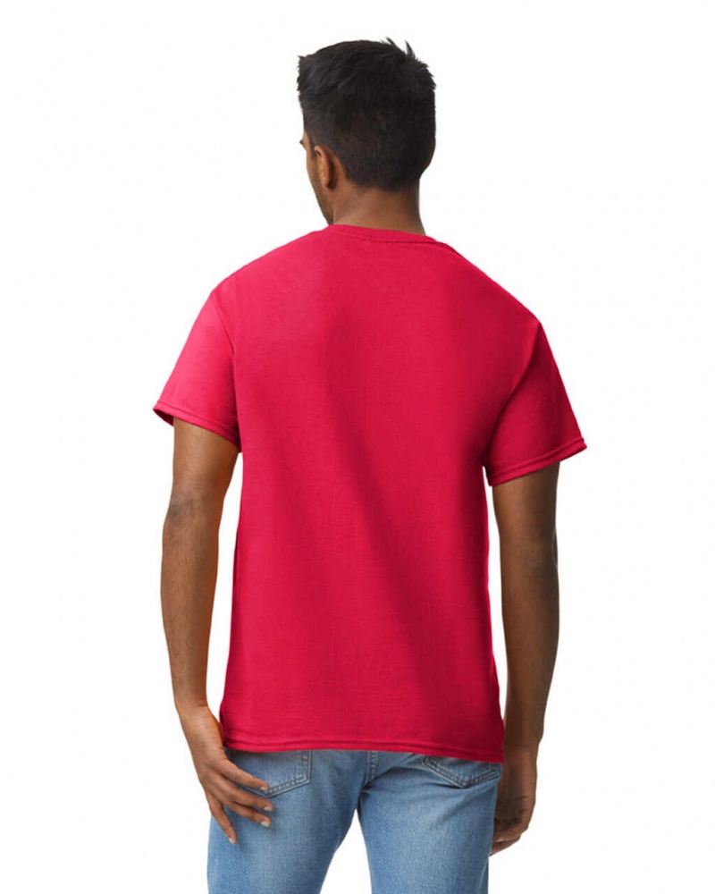 Men's Gildan 2000 T-Shirts Red | YTFC57849