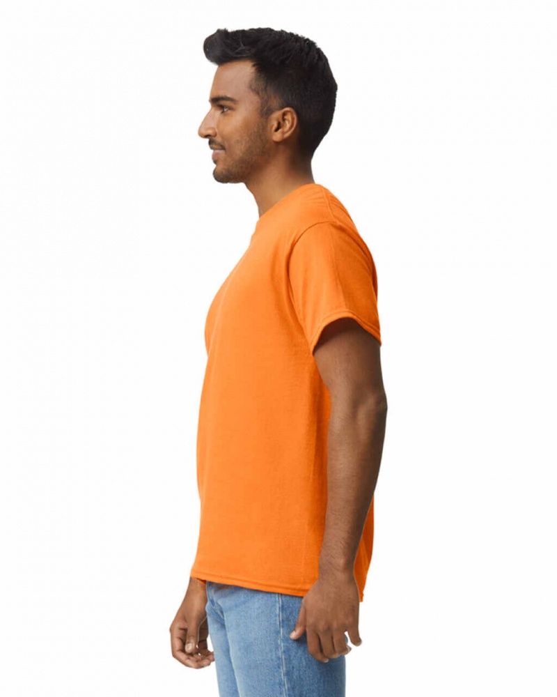 Men's Gildan 2000 T-Shirts S Orange | RHXI81906