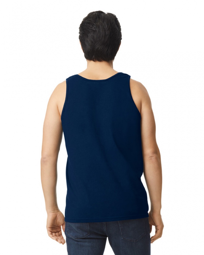 Men's Gildan 2200 Tanks Navy | NQFJ07416