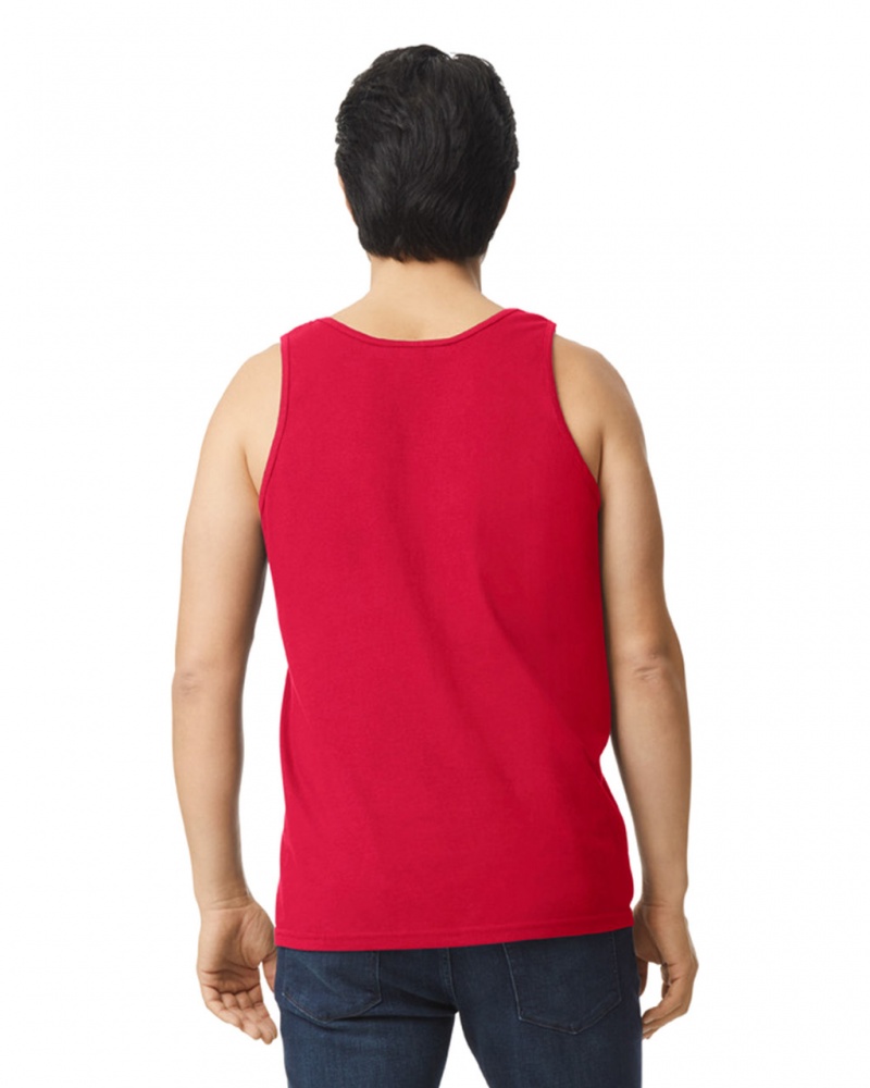 Men's Gildan 2200 Tanks Red | EHKV96483