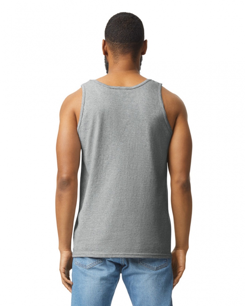 Men's Gildan 2200 Tanks Sport Grey | KEWP35806