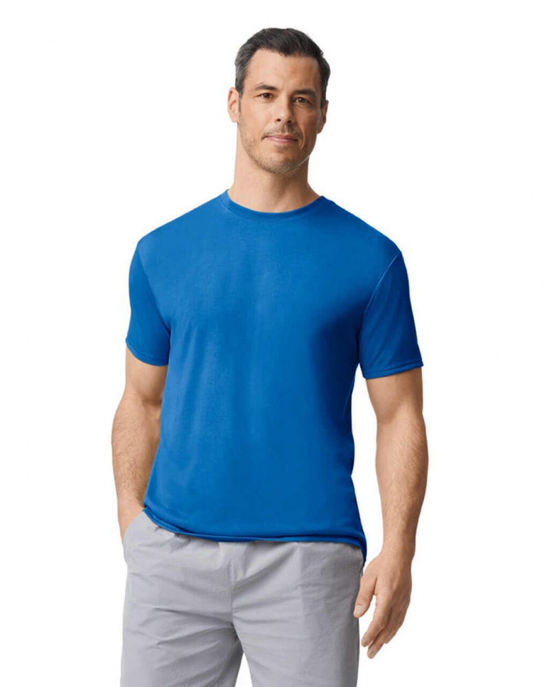 Men\'s Gildan 42000 T-Shirts Royal | YTVI16038