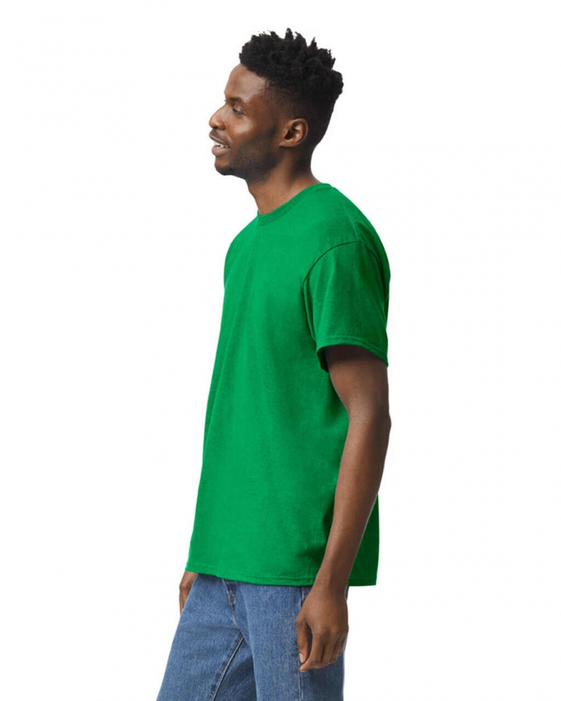 Men's Gildan 5000 T-Shirts Antique Irish Green | MCBS39182