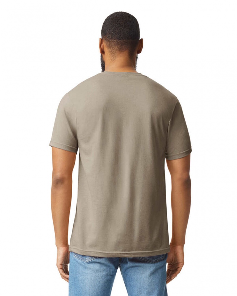 Men's Gildan 67000 CVC T-Shirts Slate | BUGT84209