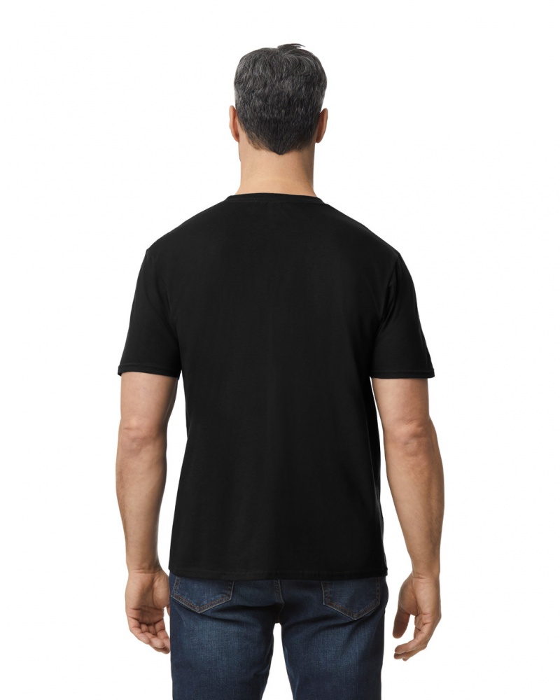 Men's Gildan 980 T-Shirts Black | CDPJ94678