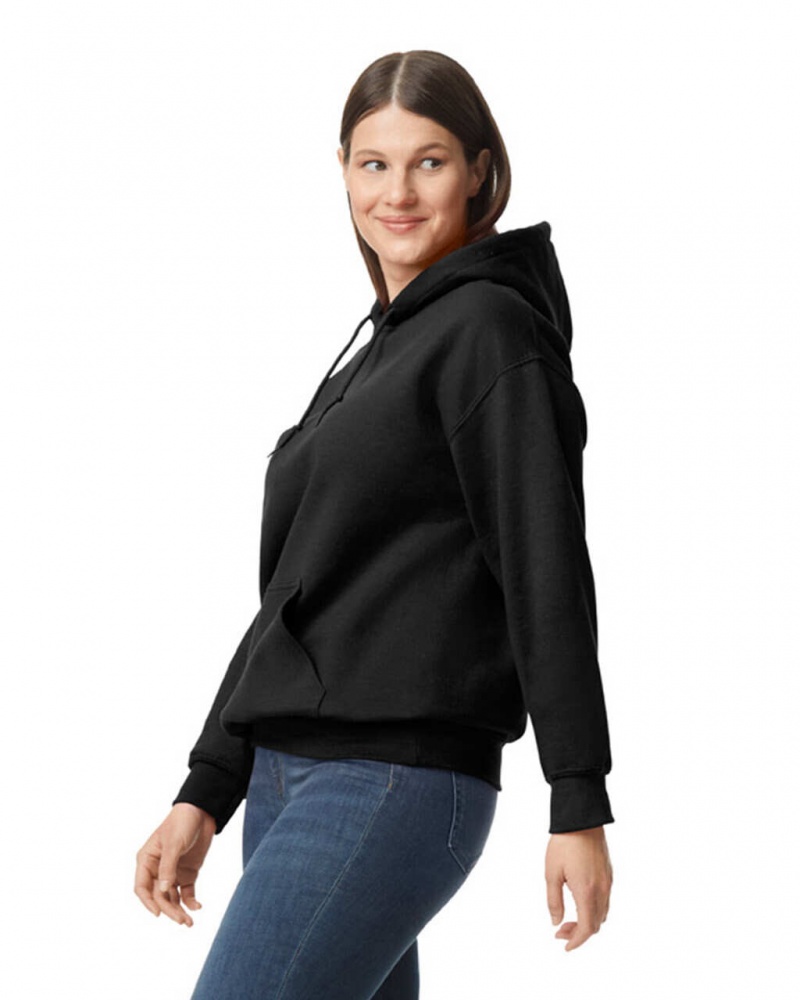 Women's Gildan 12500 Hoodie Black | KXFR60475