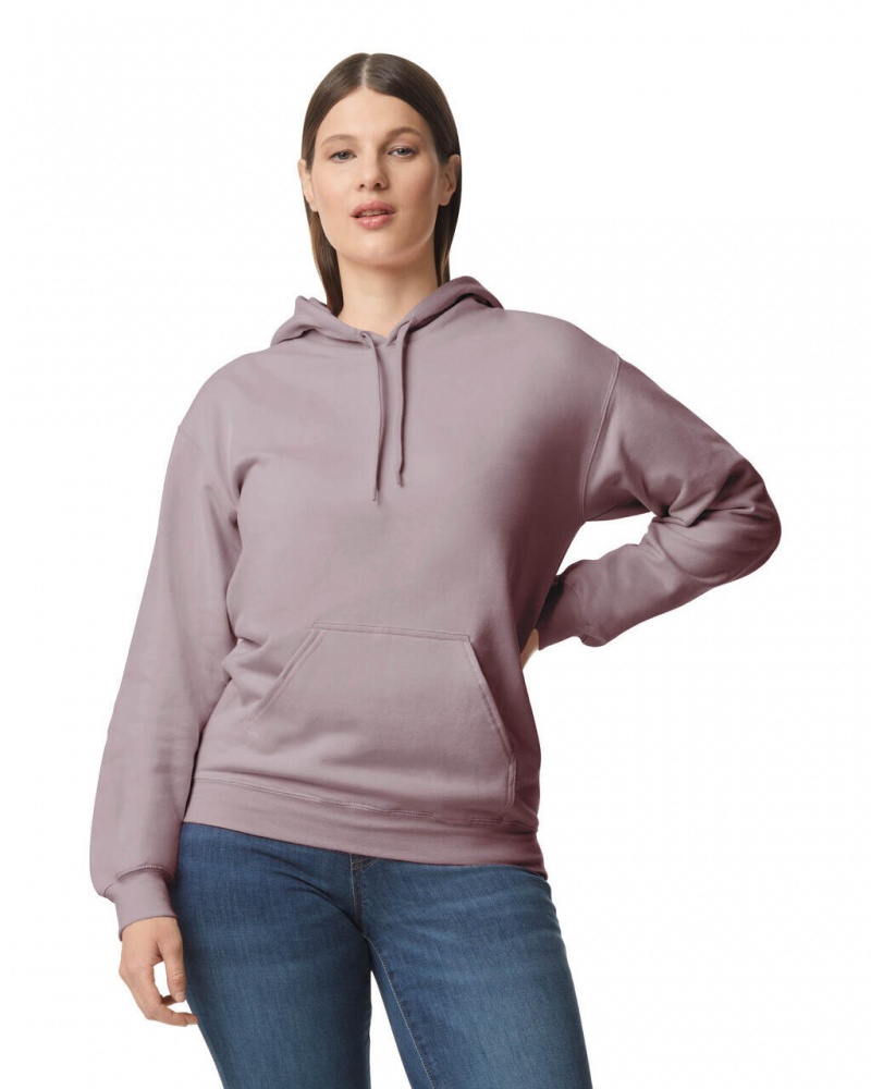 Women\'s Gildan SF500 Midweight Fleece Hoodie Paragon | SZLK27350